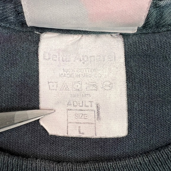 Vintage Y2K Detroit Lions Tie Dye T Shirt Men Large Blue NFL Graphic AOP Sporty - Picture 6 of 10